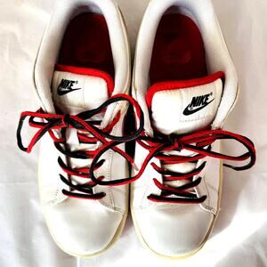NIKE Men's sports shoes White Red size 8.5 LN2
